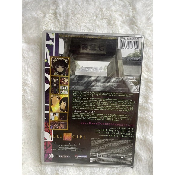 Hell Girl - Vol 1, Vol 2, Vol 3 Aniplex Funmation(DVD, 2007) First 3 Volumes! - Picture 8 of 10